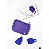 Набор менструальных чаш Lola Toys Natural Wellness Magnolia Iris Blue, фото 3