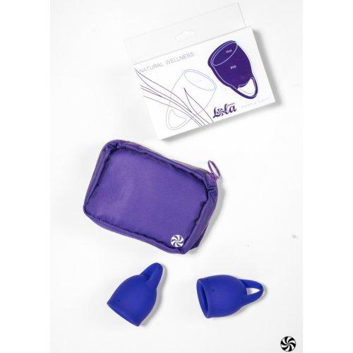 Набор менструальных чаш Lola Toys Natural Wellness Magnolia Iris Blue - фото 3 - id-p178843631