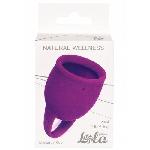 Менструальная чаша Lola Toys Natural Wellness Wellnes Tulip Pink 20 мл - фото 3 - id-p178843632
