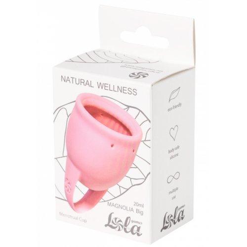 Менструальная чаша Lola Toys Natural Wellness Magnolia Light Pink 20 мл - фото 1 - id-p178843633