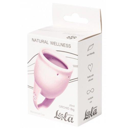 Менструальная чаша Lola Toys Natural Wellness Orchid Lavander 20 мл - фото 1 - id-p178843635