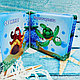 Книжка - пищалка, развивающая игрушка для ванной Bath Book  Подводный мир А560, фото 6