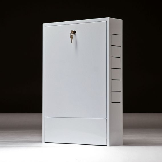 Шкаф распределительный наружный универсальный GROTA ШРН-У-0 (1-3 выходов) с внутренней дверцей - фото 1 - id-p22446764