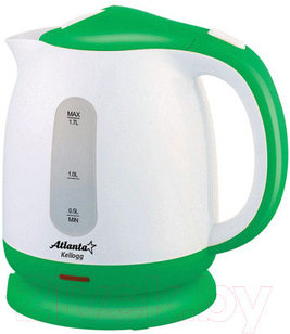 Электрический чайник ATLANTA ATH-2371 зеленый