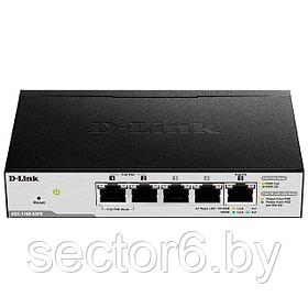 Коммутатор D-Link DGS-1100-05PDV2/A1A, L2 Smart Switch with 4 10/100/1000Base-T ports and 1 10/100/1000Base-T