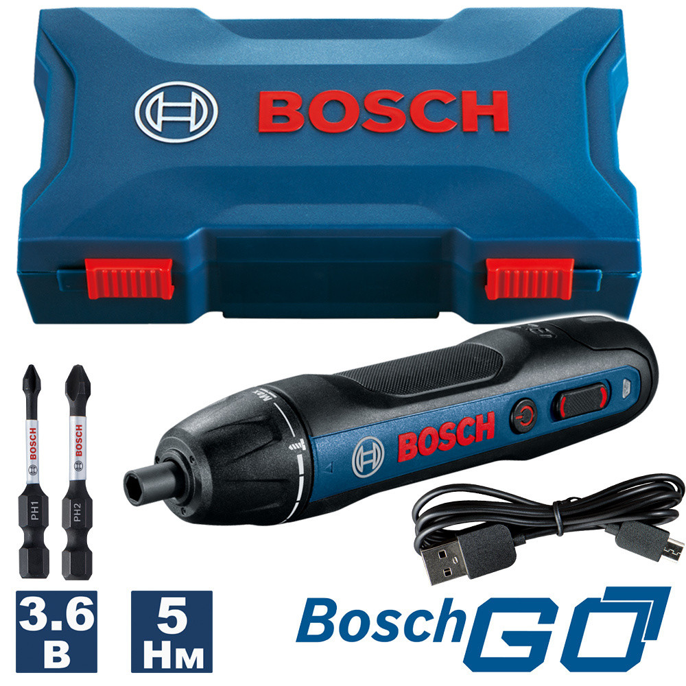 Аккумуляторная Отвертка Bosch Go Купить