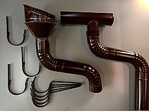 Водосточные трубы коричневые  Д100 1м25
