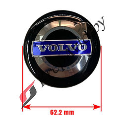 Колпачок в литой диск Volvo 61х63мм 3546923 (черный)