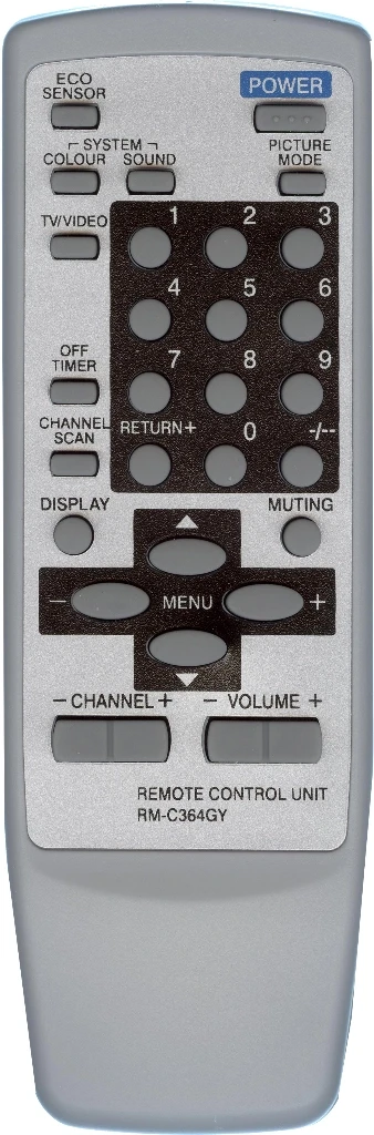 Пульт телевизионный JVC RM-C364GY