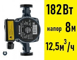 Насос циркуляционный UNIPUMP CP 32-80 180, фото 2