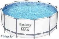 Каркасный бассейн BestWay "Steel Pro Max" 56420 (366x122см) с фильтр насосом 2006 л/ч