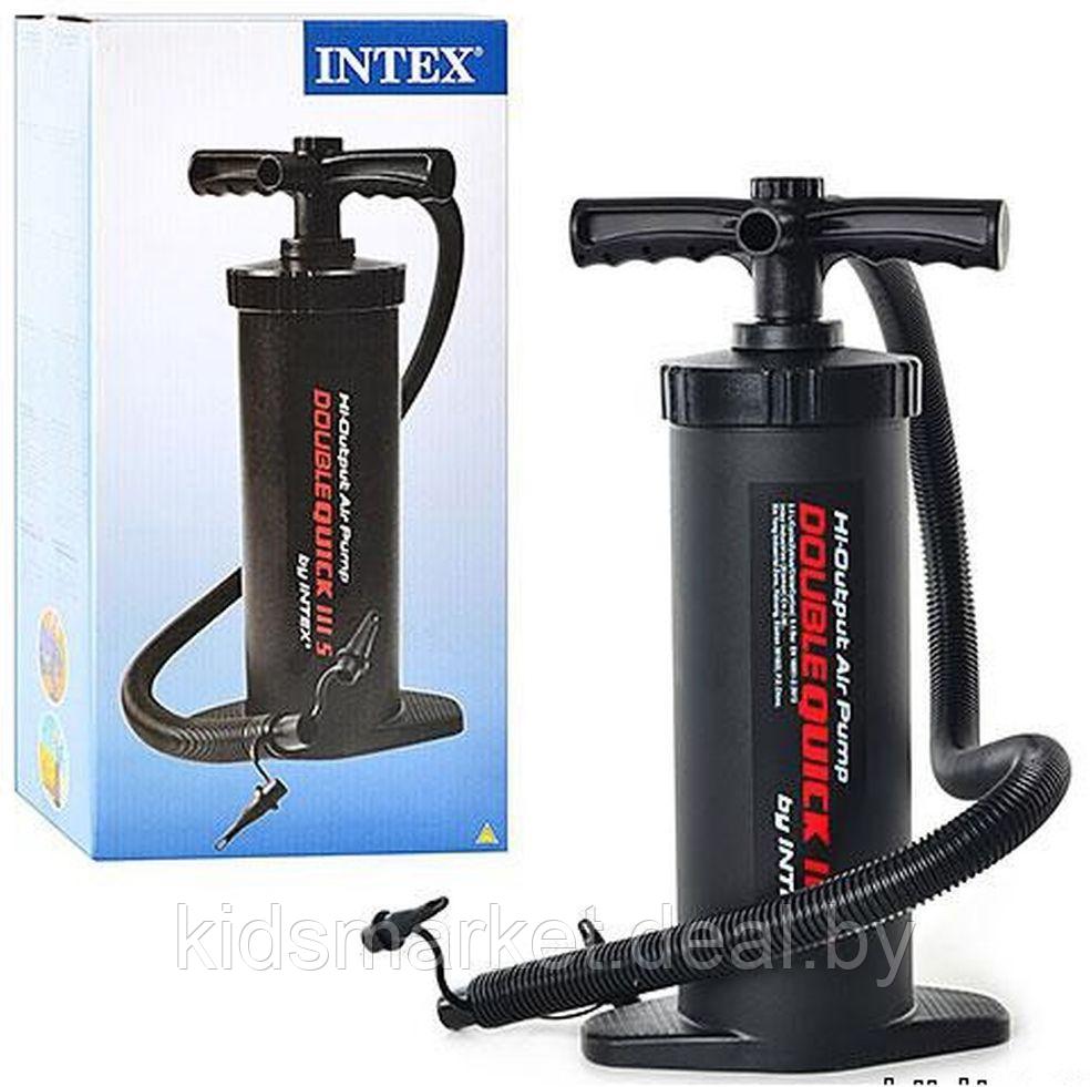 РУЧНОЙ ВОЗДУШНЫЙ НАСОС NTEX 68605 DOUBLE QUICK 3 S HAND PUMP - фото 1 - id-p178872924