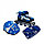 Набор роликовых коньков ( раздвижных роликов) с защитой и шлемом (арт.690BTС) размер S(30-33), фото 3