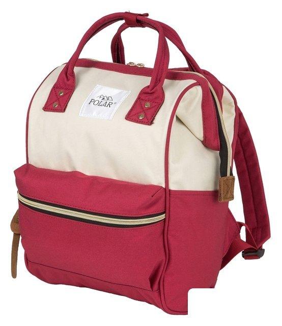 Городской рюкзак Polar 17198 (бордовый)