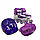 Набор роликовых коньков ( раздвижных роликов) с защитой и шлемом (арт.690BTС) размер S(30-33), фото 4
