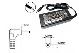 Оригинальная зарядка (блок питания) для ноутбука HP PPP009X, 265602-031, 65W, Long type, штекер 4.8x1.7 мм