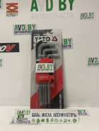 Набор инструментов Yato Набор ключей HEX 6 граней Г-образных средних (L=74-174 мм) с шаром 9 предметов