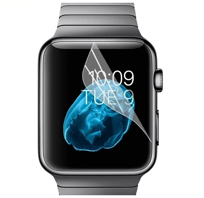 Гидрогелиевая пленка H9 для Apple Watch 44 мм, Защита дисплея, 2шт. глянцевая прозрачная пленка для часов.