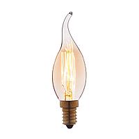 Ретро лампа Эдисона (Свеча на ветру)   E14 40W 220V 3540-GL LOFT IT