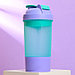 Шейкер спортивный с чашей под протеин, фиолетово-голубой, 500 мл, фото 6