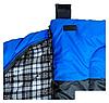 Спальный мешок BalMax Аляска Expert -20 (черный/синий), фото 4