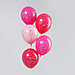 Шар латексный 12" «С Днём рождения», сладости, пастель, набор 50 шт., цвет фукс, роз.крас., фото 2