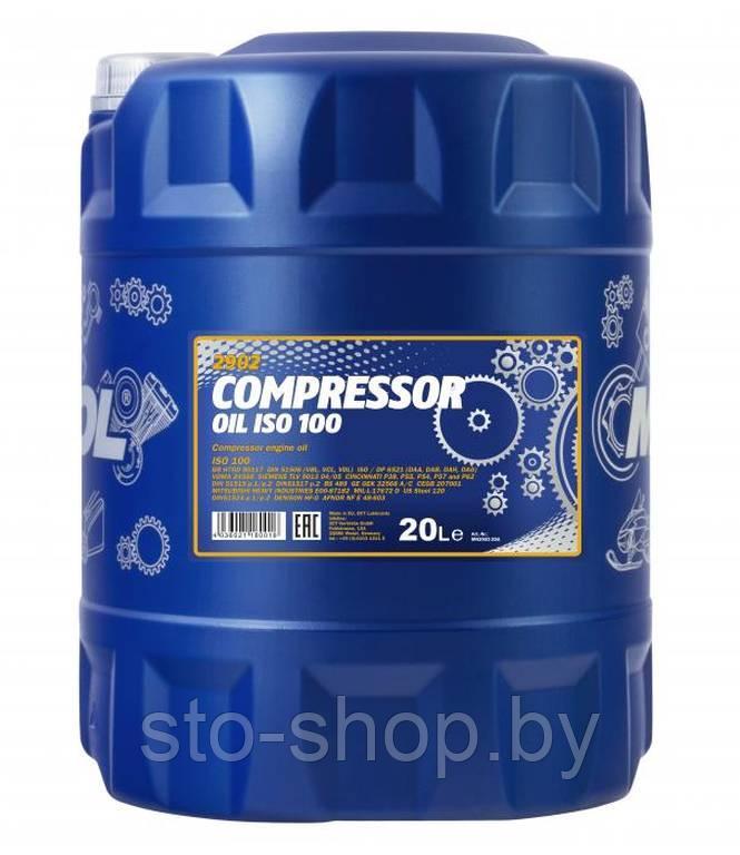 Масло компрессорное минеральное 20л MANNOL Compressor Oil ISO 100 2902