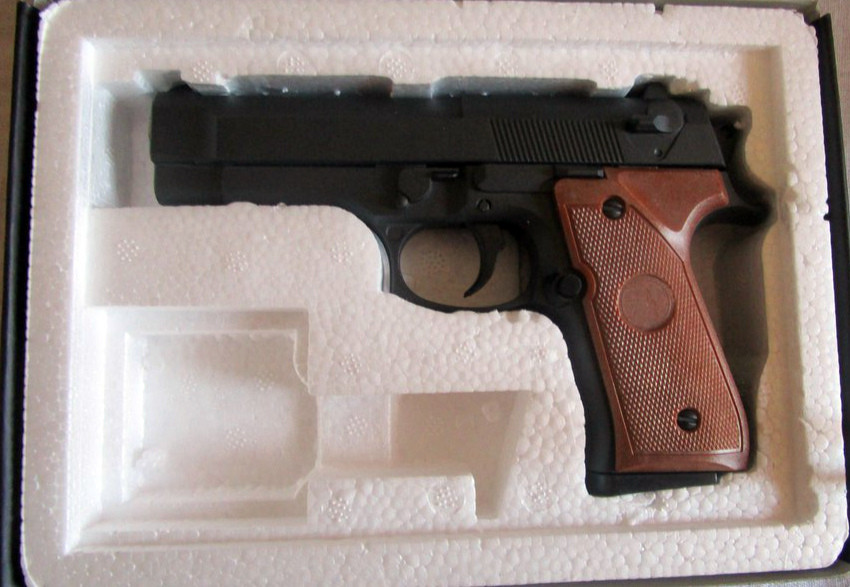 Металлический пистолет G22 детский пневматический - фото 3 - id-p22441796