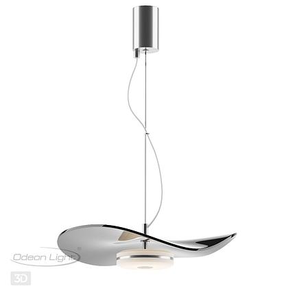 4859/13L L-VISION ODL_EX21 65 никель/черный/стекло Подвес LED 1*13W 3500K FLUENT, фото 2