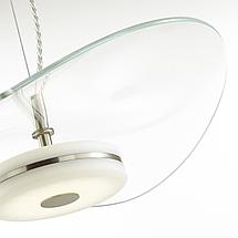 4860/10LA L-VISION ODL_EX21 65 никель/прозрачный/стекло Подвес LED 1*10W 3500K FLUENT, фото 3