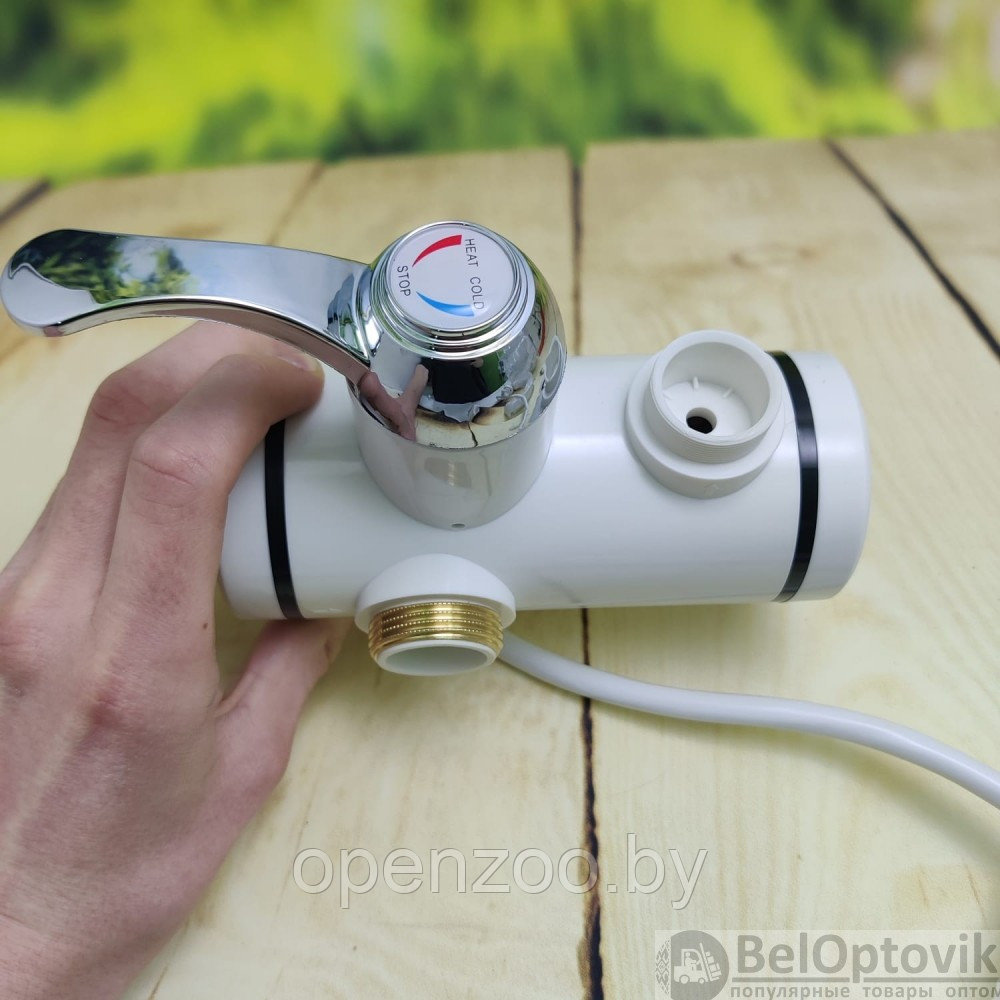 Электрический водяной душ с краном, Проточный водонагреватель-душ Instant Electric Heating Water Faucet - фото 9 - id-p178896506