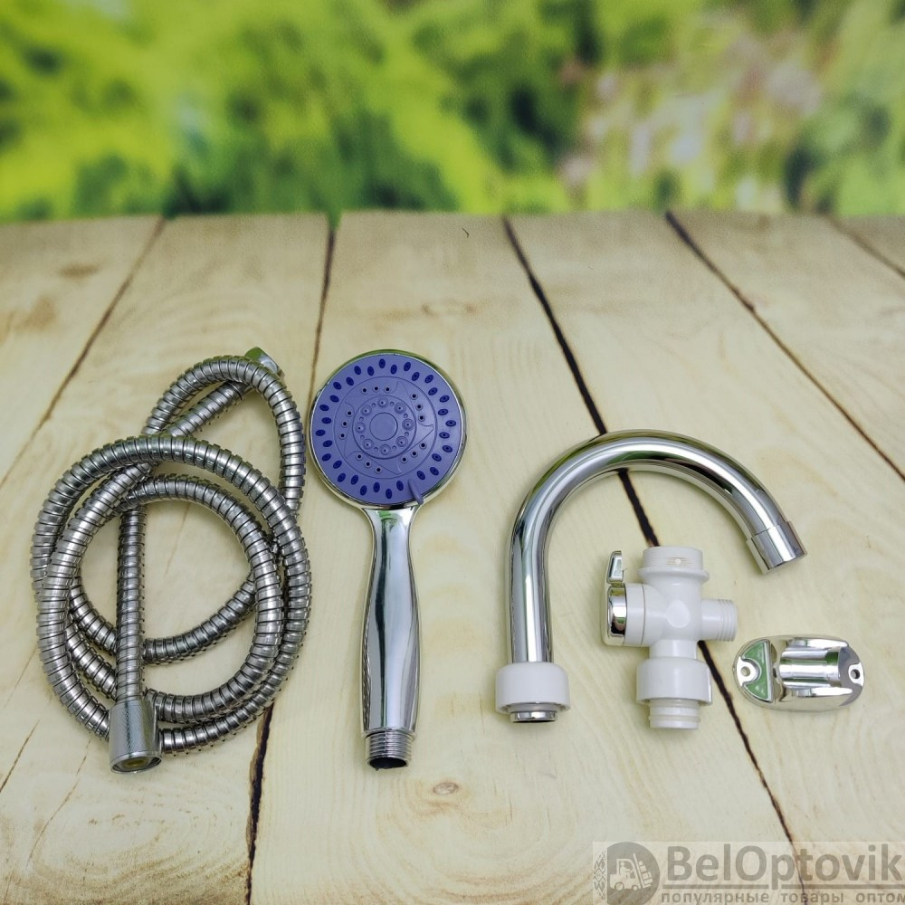 Электрический водяной душ с краном, Проточный водонагреватель-душ Instant Electric Heating Water Faucet - фото 2 - id-p178897009