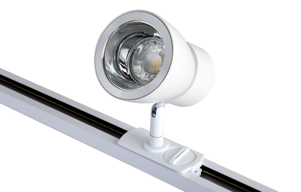Crystal Lux Светильник трековый однофазный Crystal Lux CLT 0.31 009 WH-CH