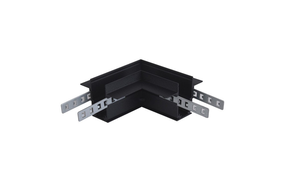Crystal Lux Соединитель для магнитного встраиваемого шинопровода угловой Crystal Lux CLT 0.223 01 BL