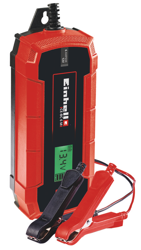 Зарядное устройство для автоаккумуляторов Einhell СE-BC 6 М (12V, емкость АКБ: 3-150 Ah, ток заряда: 2 - 6 А,) - фото 1 - id-p178923490