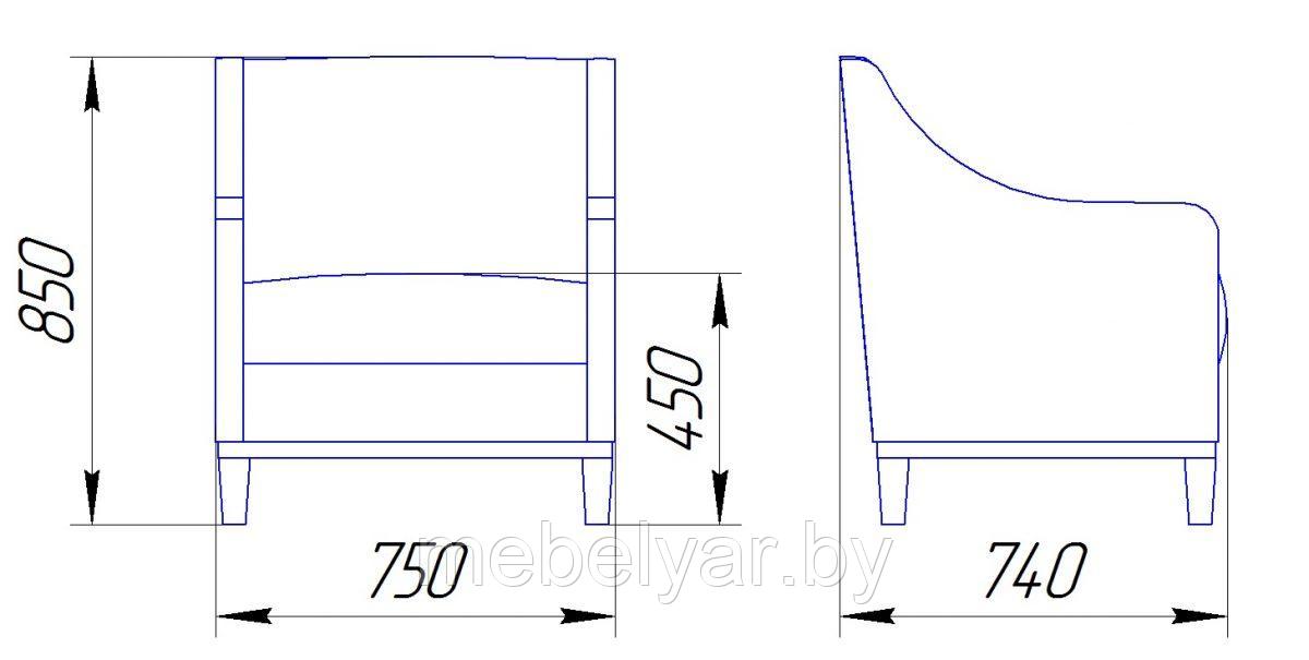 Кресло Санторини ZMF - фото 2 - id-p163967156