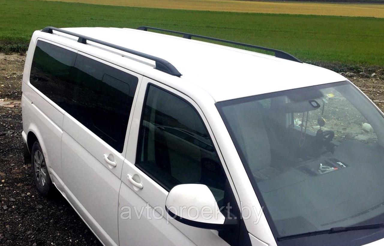 Рейлинги на крышу Volkswagen T5, T6 Crown Roof Rail длинная база - фото 2 - id-p178927712