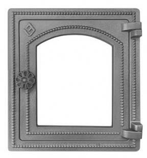 Дверка каминная ВЕЗУВИЙ ДТ-4С (Не крашенная, без стекла) - фото 1 - id-p178928167
