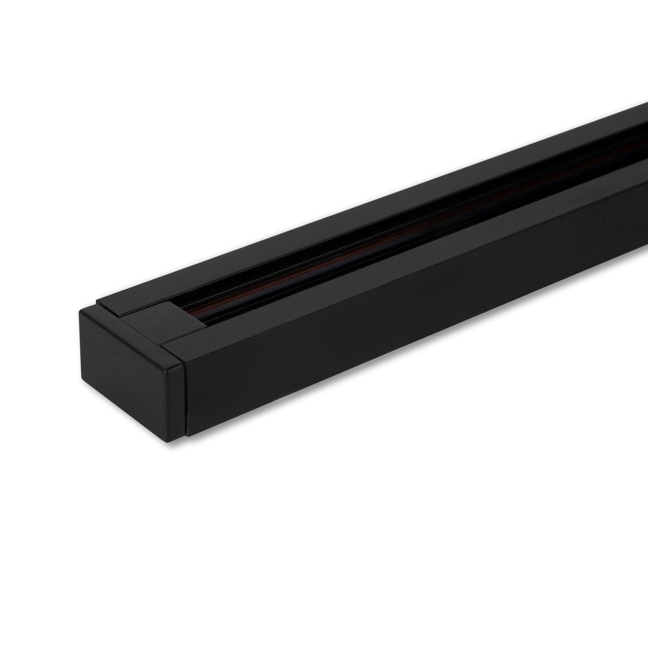 Шинопровод черный 1м. Elektrostandard 85079/00 в комплекте ввод питания и заглушка