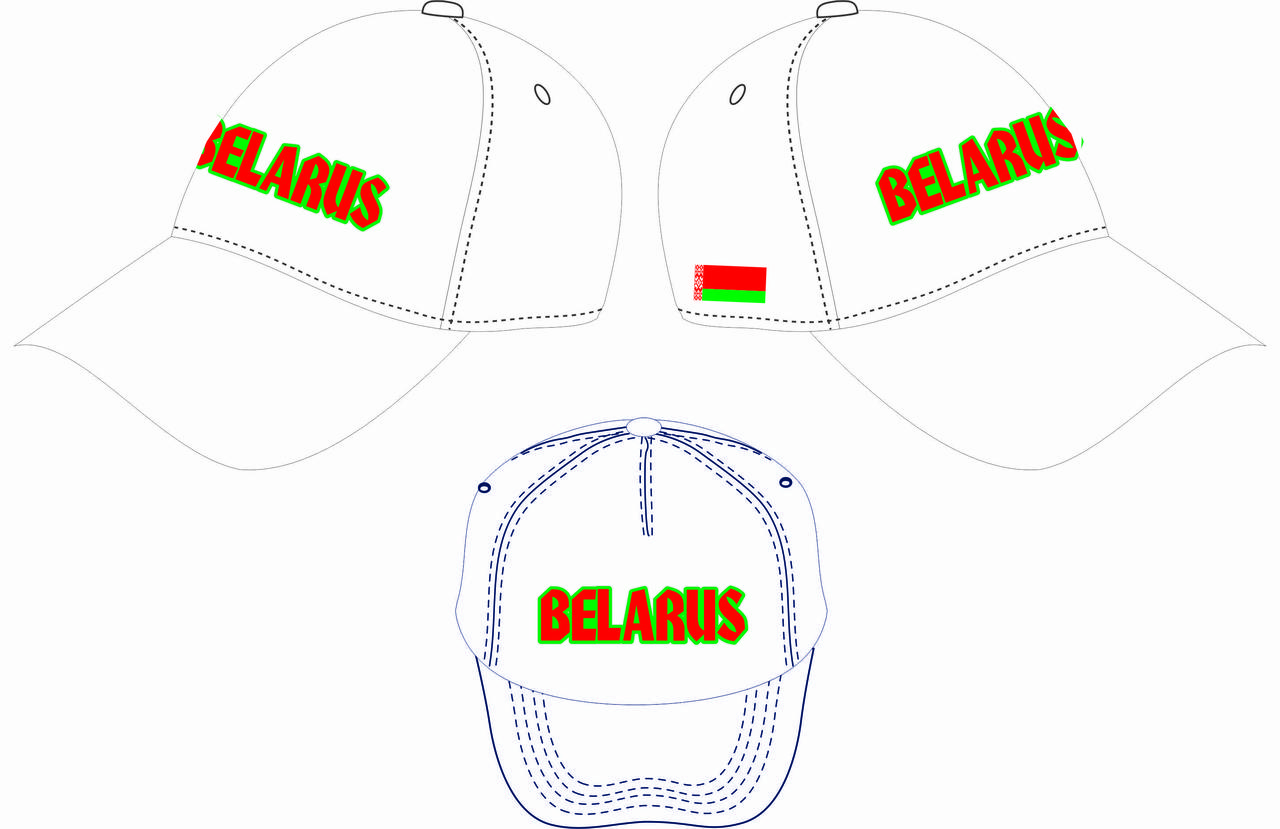 Бейсболка с нанесением Belarus