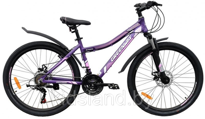 Велосипед Greenway 6930M 26" (голубо-розовый) - фото 2 - id-p178935224
