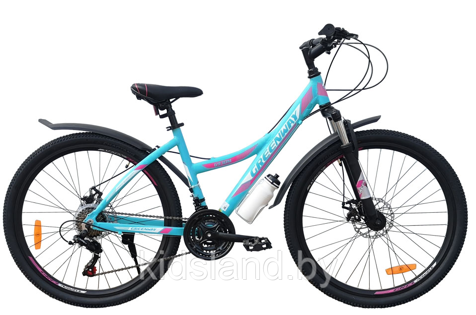 Велосипед Greenway 6930M 26" (голубо-розовый) - фото 1 - id-p178935224