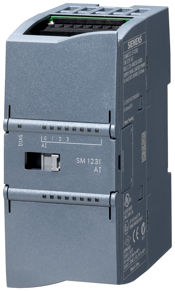 6ES7231-5QD30-0XB0 Модуль аналогового ввода SIMATIC S7-1200 SM 1231 TC 4XAI TC (термопара) Siemens