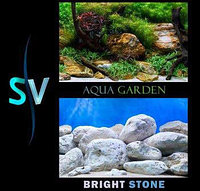 Фон двусторонний Hagen Aqua garden/Bright stone