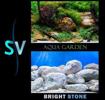 Фон двусторонний Hagen Aqua garden/Bright stone - фото 1 - id-p22477999