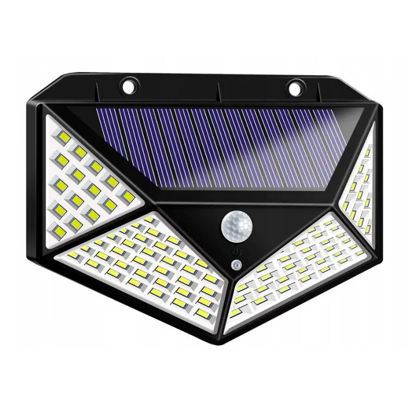 Уличный светильник с датчиком движения на солнечной батарее Solar Interaction Wall Lamp 100 LED - фото 4 - id-p178939143