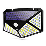 Уличный светильник с датчиком движения на солнечной батарее Solar Interaction Wall Lamp 100 LED, фото 5