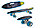Скейтборд светящиеся колеса, 61 см, колеса ПУ, арт.JP-HB-315, фото 5
