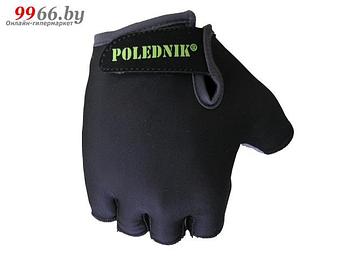 Велоперчатки Polednik Basic р.12 XXL Black POL BASIC мужские велосипедные перчатки без пальцев для велосипеда