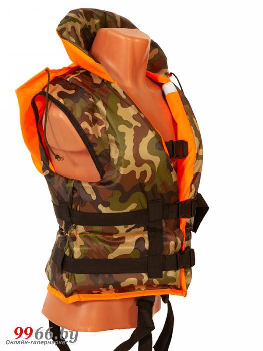 Спасательный жилет Ковчег Хобби двусторонний ТУ р.52-56 2XL-3XL Orange-Camouflage - фото 1 - id-p178777344